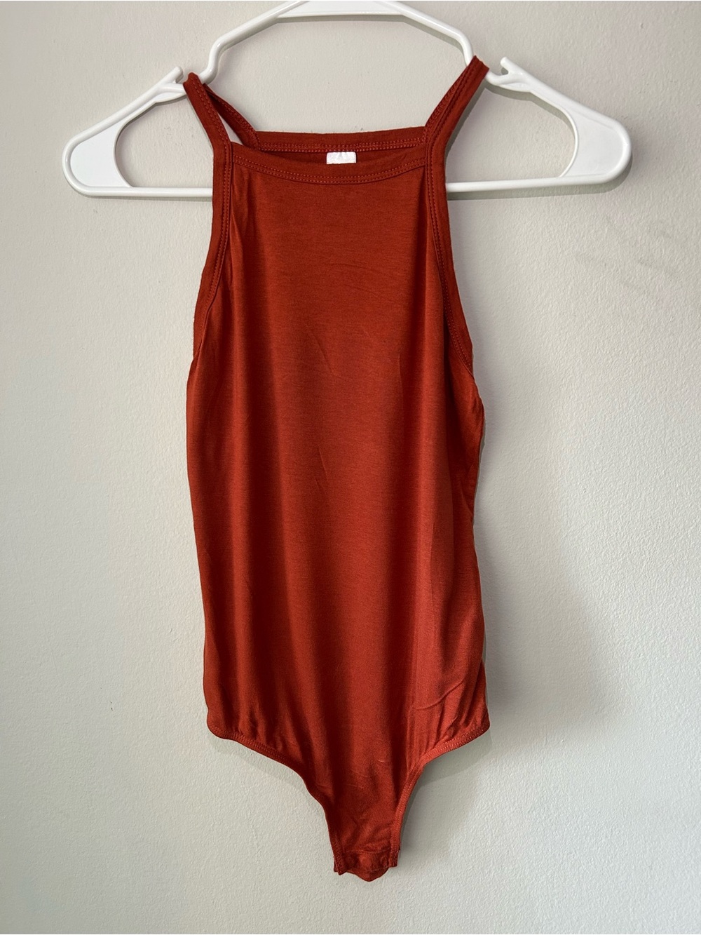 Burnt Orange Tank Bodysuit